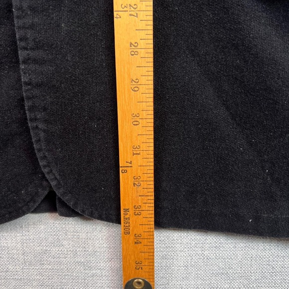 Vtg Y2K GAP Cotton Blazer Sport Coat Jacket Men XL 46R Black Tailored Academia - Picture 9 of 16